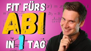 In 1 Tag zum Mathe Abi  Mein Lernplan  Mathe Abi 2023 [upl. by Aknahs]