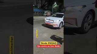 UPCOMING ELECTRIC CAR FROM SKODA  SKODA ENYAQ  automobile cars skoda electric [upl. by Aralk732]