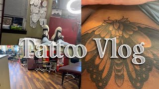 Come get a sternum tattoo with me [upl. by Schnapp]