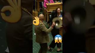 Powerful maori protest in new zealand parliament humor [upl. by Ecadnarb180]