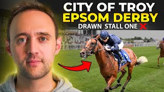 CITY OF TROYS ODDS OF WINNING at EPSOM DERBY  DRAWN STALL 1 [upl. by Robinette]