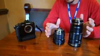 A first look at the Olympus MZuiko 40150mm f28 Pro lens [upl. by Eeryk]