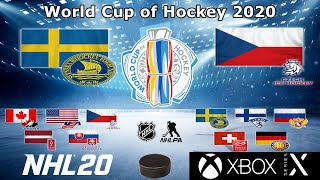 WCH 2020  27  Semifinal  Sweden vs Czechia [upl. by Iveksarap]