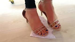 High Heels ASMR  aggressive tappingpaper tearing [upl. by Anerec]