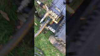 Pressure washer Unloader causing engine surge [upl. by Yffat]