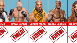 WWE Fired Superstars List  List of Every Fired WWE Superstars in 2024  FIRED WWE Superstars 2024 [upl. by Winna]