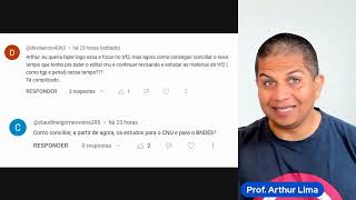 CNU adiado TSE unificado TRF2 TRF3 SEFAZ BNDES  como conciliar Respondendo comentários [upl. by Landri]