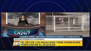 Un tercio de los inquilinos tiene problemas para pagar el alquiler  Prior  Noticiero Central [upl. by Danila416]