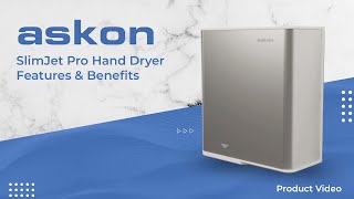 AskOn SlimJet Pro Hand Dryer Features amp Benefits  Product Video Orange Videos [upl. by Barayon]