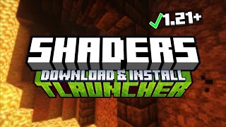 How to Download amp Install Shaders for TLauncher 1213 2024 [upl. by Monique]