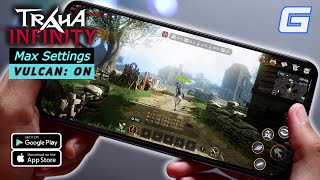 Traha Infinity Gameplay 60fps Maxed Graphics  Android New MMORPG [upl. by Saimon429]