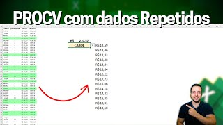 Adeus PROCV 🤣 Nova Solução Fácil  Procv com Dados Repetidos  Planilha Grátis Excel [upl. by Sobmalarah]