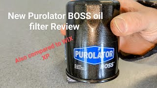 New Purolator BOSS oil filter Review [upl. by Animar]