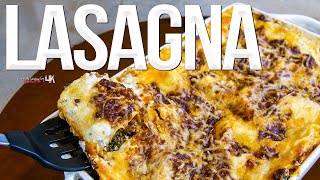 Lasagna Recipe and the Best Bolognese Sauce  SAM THE COOKING GUY 4K [upl. by Itsrik19]