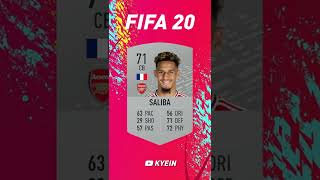 William Saliba  FIFA Evolution FIFA 19  FIFA 22 [upl. by Latonia620]