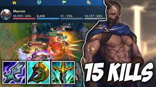 Wild Rift  Pantheon Hard Carry VS Sion Baron Lane Season 13 [upl. by Mot]