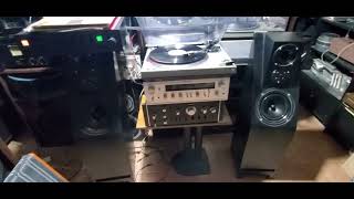 TECHNICS SL150 HIEND YAMAHA C6  PERREAUX 2150 POWER SPEAKERS VIFAAUDAX HIEND MUSIC  MALVAHO [upl. by Kattie]