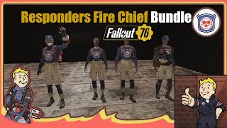 Responders Fire Chief Bundle  Fallout 76 Showcase [upl. by Beutner44]