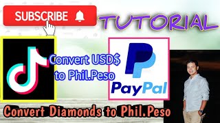 Tutorial Convert USD to Philippine Peso thru PayPal Account [upl. by Ahsinej257]