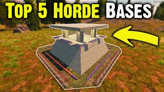 Top 5 Best Horde Night Base Builds 7 Days To Die Alpha 184 [upl. by Naret962]