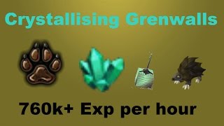 Runescape 3 Crystallising Grenwalls Hunter Guide [upl. by Calv]