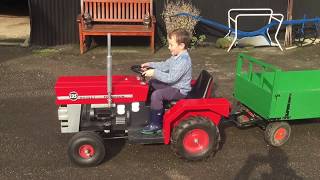 Farm Life  Another day on the farm  Toylander Massey Ferguson 135 [upl. by Idet107]