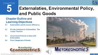 Microeconomics  Chapter 05 Externalities Environmental Policy and Public Goods [upl. by Cline]