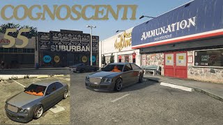 GTA ONLINE Cognoscenti 55 Upgrade Plus Lap Time [upl. by Lekzehcey]