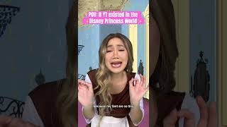 POV if youtube existed in the Disney Princess world comedy disney funny [upl. by Venola]