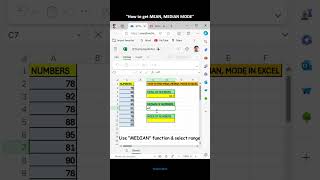 quotCalculate Mean Median and Mode in Excel Quicklyquot [upl. by Laenahtan650]