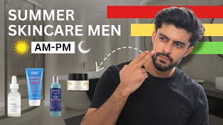 SUMMER SKINCARE ROUTINE FOR MEN 2024  ALL ABOUT SUMMER SKINCARE ROUTINE [upl. by Malvino]