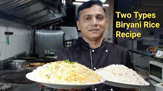 Biryani Rice Recipe  रेस्टोरेंट स्टाइल बिरयानी चावल  How To Make Biryani Rice  Chef Ashok [upl. by Ailimaj536]