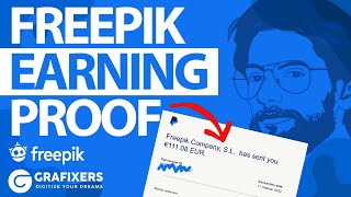 FREEPIK EARNING PROOF  freepik withdraw  freepik cashout [upl. by Latimore]