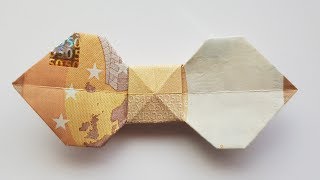 ⑅ Fliege aus Geldschein falten ⑅ Geld zur Fliege falten ⑅ Geldgeschenk ⑅ Origami mit Geld ⑅ [upl. by O'Driscoll43]