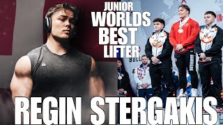 Regin Stergakis Junior Worlds’ Best Lifter amp Rising Star [upl. by Inalaehon287]