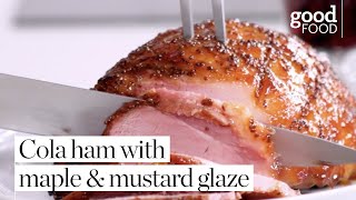 How to make cola ham with maple amp mustard glaze [upl. by Oderfigis277]