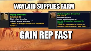 Waylaid Supplies  Supply Shipment Farm  Season of Discovery Rep Grind [upl. by Race]