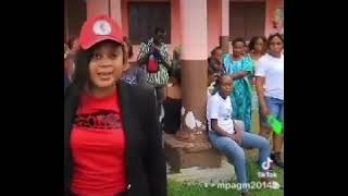 Marlène Fabienne Essola Efountame en direct de la mairie de Mitzic s’adresse à Oligui Nguema [upl. by Tezzil218]