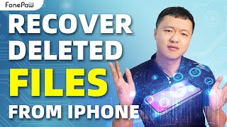 3 Ways to Recover Deleted Files from iPhone  iPhone File Recovery 2024 [upl. by Natsreik]