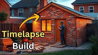 Timelapse of Tiny Home Constructed Start to Finish [upl. by Ycam]