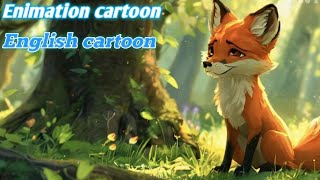 Fox English cartoon  Forest English good cartoon  Funny English cartoon  Movie english cartoon [upl. by Haslett560]