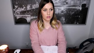 ASMR Receptionist Roleplay💕Office Phone Paper Sorting Writing Typing Softly Spoken [upl. by Aienahs]