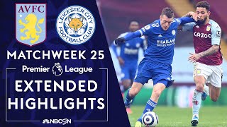 Aston Villa v Leicester City  PREMIER LEAGUE HIGHLIGHTS  2212021  NBC Sports [upl. by Pedroza]