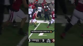 Wisconsin defense sets the tone early 😤💪 [upl. by Pickering592]