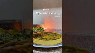 Quiche épinards et poulet اكسبلور foodlover foodblogger [upl. by Asil]