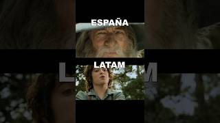 El señor de los anillos Frodo ¿Doblaje de España vs Latinoamérica queprefieres chooseone [upl. by Weidar]