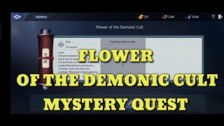 MIR4 Flower of the Demonic Cult MYSTERY QUEST  SUPER FAST GUIDE HOPE YOU LIKE [upl. by Renaud394]