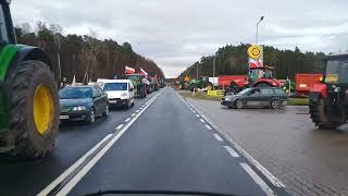 protest rolników Suchatówka Gniewkowo [upl. by Zoara]