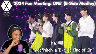 ‘2024 EXO FAN MEETING  ONE’ 수록곡 메들리 BSide Medley  Reaction  LIVelyAntics [upl. by Lleval]