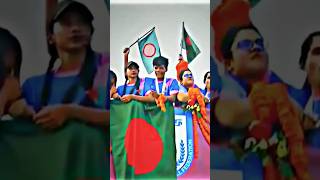 ছাদ খোলা বাসে বাংলার বাঘীনিদের উল্লাস saff foryou shortvideo shakiballhasan footballfans [upl. by Siuqram]